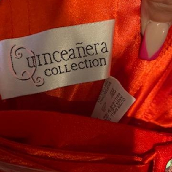 Quinceañera Dress size 10, with Slip - Picture 4 of 6